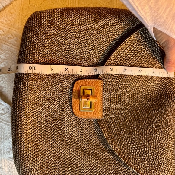 Eric Javits Bag | Taupe Woven Bamboo Accents | Gently Used - Like New Condition! - Picture 14 of 16